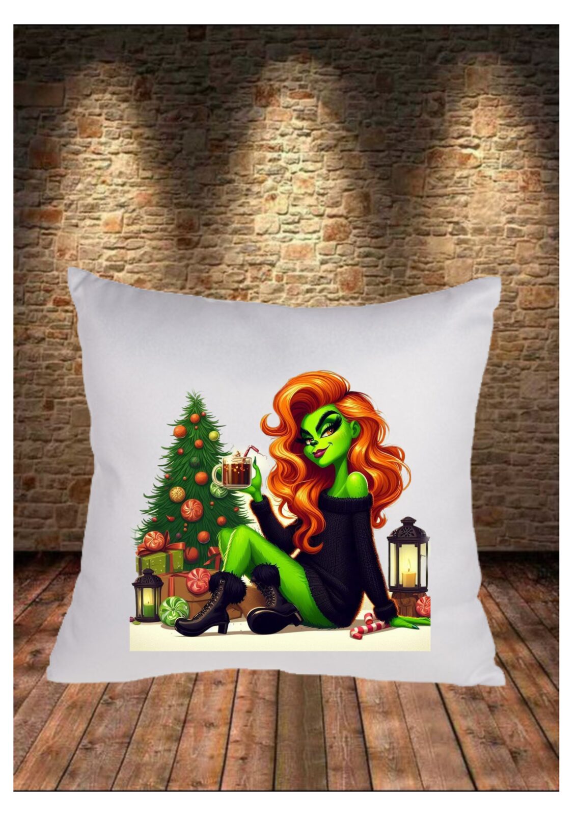Perna personalizata satin